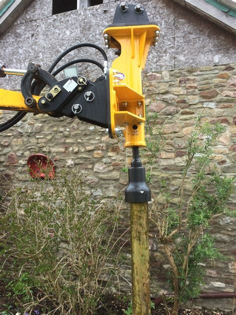 best post knocker for mini digger|hydraulic post knocker for sale.